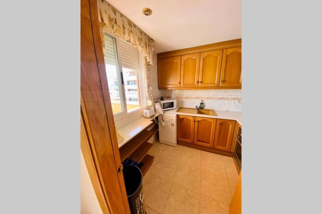 Excepcional apartamento Frontal, 1a línea de playa, MarinaDor Oropesa del Mar Exterior foto